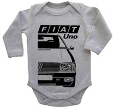 Body Bebe Infantil Roupa Crianca Fiat Uno Carro Antigo Classico