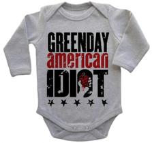Body Bebe Infantil Roupa Crianca Green Day American Idiot Rock Body Bebe Infantil Roupa Crianca Green Day American Idiot Rock