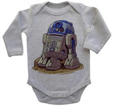 Body Bebe Infantil Roupa Crianca R2 D2 Robo Antigo