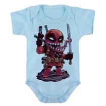 Body Bebe Infantil Roupa Crianca Venom Deadpool Aranha