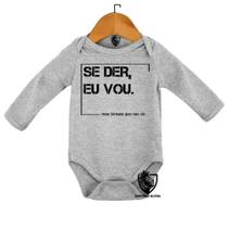 Body Bebe Infantil Se Der Eu Vou Mas Tomara Que Nao de Frase Engracada Body Bebe Infantil Se Der Eu Vou Mas Tomara Que Nao de Frase Engracada