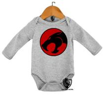 Body Bebe Infantil Simbolo Thundercats Lion Leao Tigre