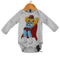 Body Bebe Infantil Simpsons Duff Man Choop Cerveja Homer Body Bebe Infantil Simpsons Duff Man Choop Cerveja Homer