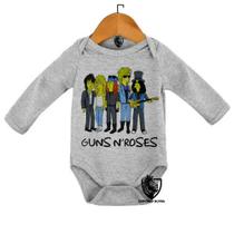 Body Bebe Infantil Simpsons Guns In Roses Banda Rock Musica Body Bebe Infantil Simpsons Guns In Roses Banda Rock Musica