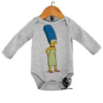 Body Bebe Infantil Simpsons Marge Mae Bart Lisa Maggie