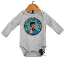 Body Bebe Infantil Spock Vida Longa e Prospera Star Trek