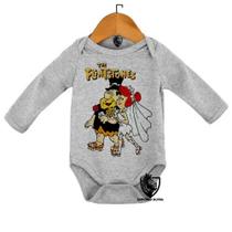 Body Bebe Infantil The Flinstones Casamento Fred Vilma