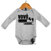 Body Bebe Infantil Vovo Presente Vo Pai Bateria Body Bebe Infantil Vovo Presente Vo Pai Bateria