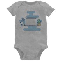 Body Bebê Laptop - Foca na Moda