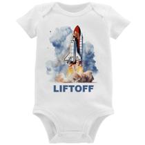 Body Bebê Liftoff: Lançamento do Ônibus Espacial - Foca na Moda