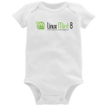 Body Bebê Linux Mint 8 Helena - Foca na Moda