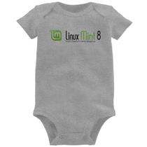 Body Bebê Linux Mint 8 Helena - Foca na Moda
