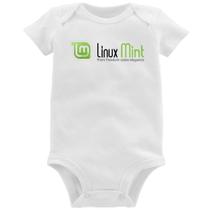 Body Bebê Linux Mint - Foca na Moda Body Bebê Linux Mint - Foca na Moda
