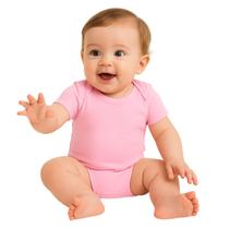 Body Bebê Liso cor Rosa100% Algodão Body Bebê Liso cor Rosa100% Algodão