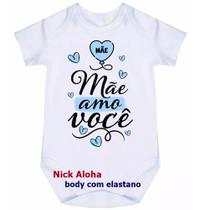 body bebê mãe amo você cód 9674