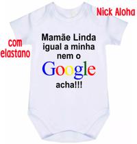 body bebê mamãe igual a minha nem o google- acha cód 2849