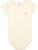 Body Bebê Manga Curta 100% Algodão Suedine Básico Liso Confortável