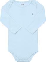 Body Bebê Manga Longa Básico 100% Algodão Suedine