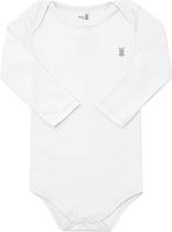 Body Bebê Manga Longa Básico 100% Algodão Suedine