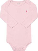 Body Bebê Manga Longa Básico 100% Algodão Suedine