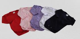 Body bebê manga longa básico