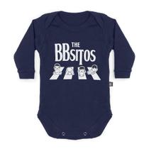 Body Bebê Manga Longa Beatles Bebesitos Marinho Body Bebê Manga Longa Beatles Bebesitos Marinho