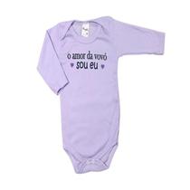 Body Bebe Manga Longa Com Frases Estampadas Menina e Menino Body Bebe Manga Longa Com Frases Estampadas Menina e Menino