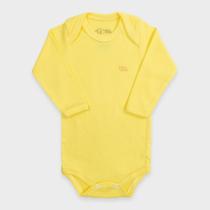 Body Bebê Manga Longa em Malha Lisa - Baby Duck Body Bebê Manga Longa em Malha Lisa - Baby Duck