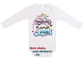 body bebê manga longa pacotinho de amor do irmão cód 18a body bebê manga longa pacotinho de amor do irmão cód 18a