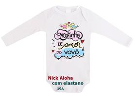 body bebê manga longa pacotinho de amor do vovô cód 19a body bebê manga longa pacotinho de amor do vovô cód 19a