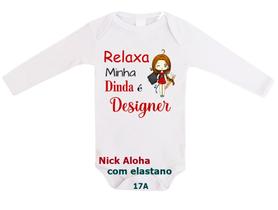 body bebê manga longa relaxa minha dinda é designer cód 17a body bebê manga longa relaxa minha dinda é designer cód 17a