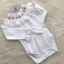 Body Bebê Maternidade Menina Super Luxo Casinha De Abelha Body Bebê Maternidade Menina Super Luxo Casinha De Abelha