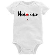Body Bebê Medicina por amor - Foca na Moda