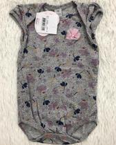 Body Bebê Menina Bodie Infantil em Meia Malha Algodão ByGus Body Bebê Menina Bodie Infantil em Meia Malha Algodão ByGus