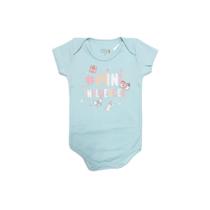 Body bebê menina manga curta mini influencer ref 6619