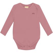 Body Bebê Menina Milon em Cotton na cor Rosa