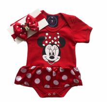 Body Bebe Menina Personagem+ Laço - Temático Mesversário