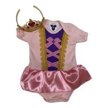 Body Bebê Menina Princesa + Coroa - Mesversário Temático