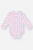 Body Bebê Menina Térmica Coelhinho Lilás Mundo Cinti Body Bebê Menina Térmica Coelhinho Lilás Mundo Cinti
