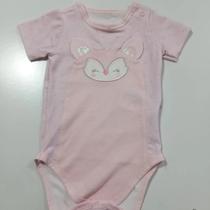 Body Bebê Menina Verão Ursinho Poá Rosa - Paraíso Body Bebê Menina Verão Ursinho Poá Rosa - Paraíso