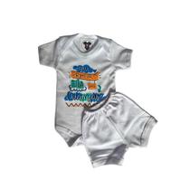 Body Bebe Menino - Dia das Crianças + Shorts - Temático
