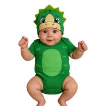 Body Bebe Menino-- DINO+ BOINA - Temático Mesversário