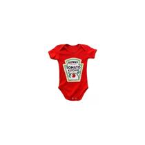 Body bebê menino menina heinz ketchup