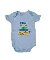 Body bebê menino você aceita ser minha dinda lolo kids