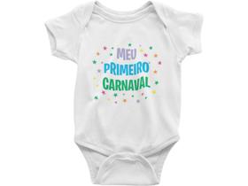 Body Bebê Mesversário - Fantasia Infantil - Meu Primeiro Carnaval Branca Body Bebê Mesversário - Fantasia Infantil - Meu Primeiro Carnaval Branca