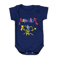 Body Bebê Metallica Baby Art Rock Body Bebê Metallica Baby Art Rock