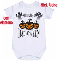 body bebê meu primeiro halloween cód 1748