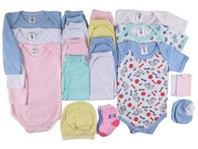 Body Bebê + Mijão Liso E Estampado Kit C/26 Peças Roupa Bebê Body Bebê + Mijão Liso E Estampado Kit C/26 Peças Roupa Bebê
