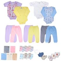 Body Bebê+mijão Liso E Estampado Kit C/27 Roupa Bebê Atacado