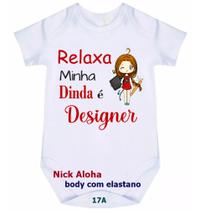 body bebê minha dinda é designer cód 17a body bebê minha dinda é designer cód 17a
